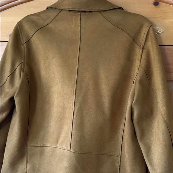 🌟HP🌟H&M Faux Suede Moto Jacket - Picture 10 of 14